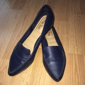 . . . me Too Navy Blue Flats